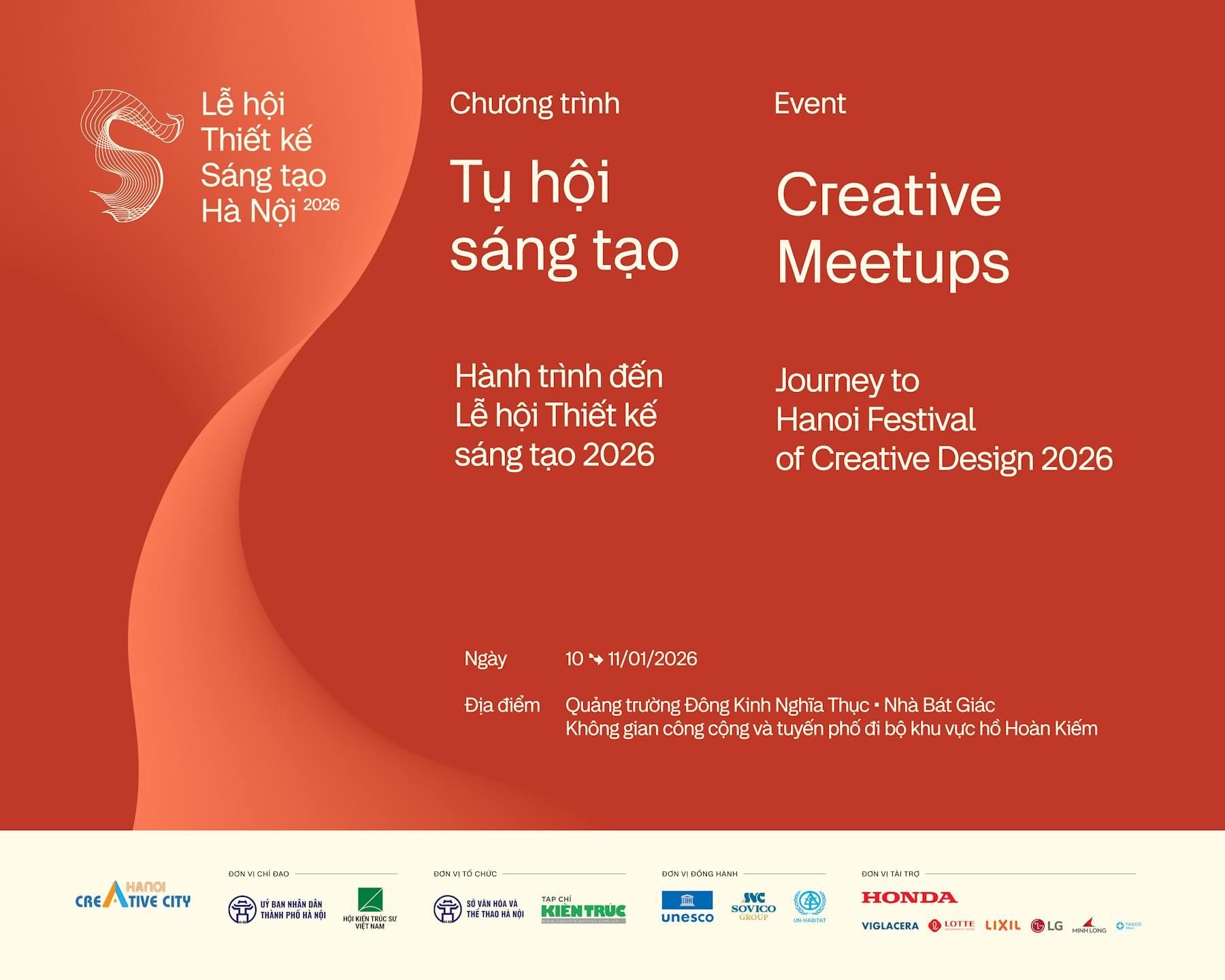 Key visual Tụ hội Sáng tạo 2026